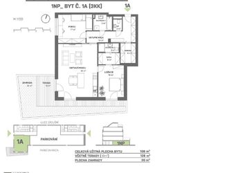 Prodej bytu 3+KK 126 m2, Kladno, Residence U zámecké zahrady
