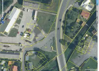 Prodej komerčního pozemku o velikosti 1117 m2 v Městě Albrechtice u města Krnov