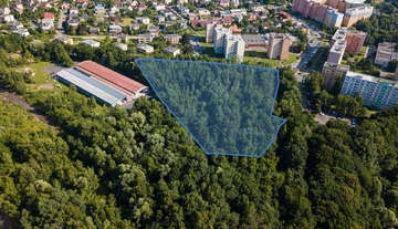 Pozemek pro komerční výstavbu o výměře 18424 m2 v okrese Ostrava-město