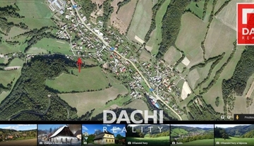 Prodej stavebního pozemku o celkové velikosti 3553 m2 v obci Bušín, okr.Šumperk