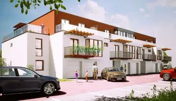 Nový byt 4+kk, novostavba, obytná plocha 96 m2, 2 terasy, Hradec Králové