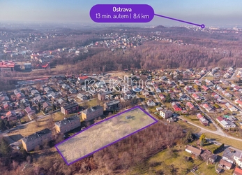 Prodej pozemku (4939 m2) k výstavbě RD, ulice Březová, Rychvald