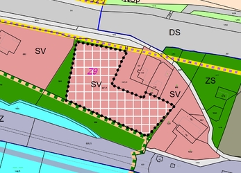 Prodej stavebního pozemku 1 060 m², Polom