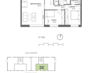 Prodej bytu 3+KK 72 m2, Kladno, Residence U zámecké zahrady