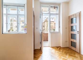 Pronájem bytu 3+kk s balkonem, 87 m2, po rekonstrukci, Vinohradská třída č.p. 170 Praha