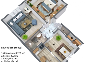 Prodej bytu 3+1 se zahrádkou, byt OSVL 3+1, zahrada Ostrava - Vítkovice