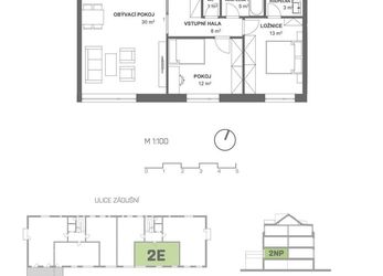 Prodej bytu 3+KK 72 m2, Kladno, Residence U zámecké zahrady