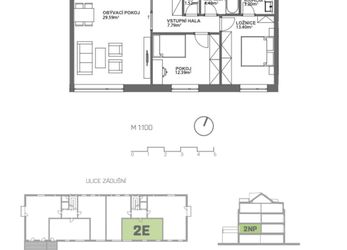 Prodej bytu 3+KK 76 m2, Kladno, Residence U zámecké zahrady