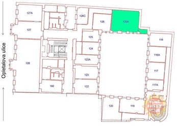 Kancelářské prostory k pronájmu (40,50 m2), ulice Opletalova, Václavské náměstí.
