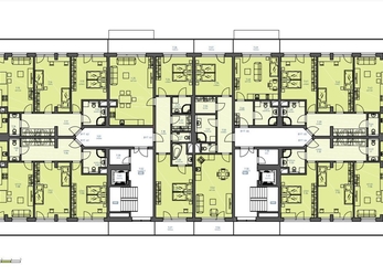 Prodej bytu 3+kk s výhledem o velikosti 97,8 m2 se dvěma terasami 18,3 m2, Nová Vltava 3. etapa