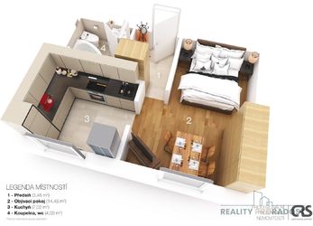 Prodej bytu 1+1 30 m2