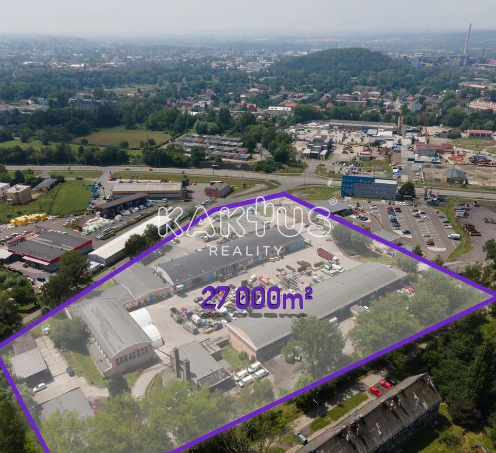 Prodej skladového areálu (27.000 m2), ulice Betonářská, Ostrava - Muglinov