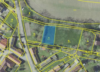 Prodej pozemku o velikosti 651 m2 v obci Dolní Chvatliny,(okres Kolín)