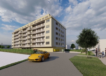 Prodej bytu 2+kk o velikosti 72,3 m2 s šatnou a s lodžií, Moderní bydlení Nová Vltava 3. etapa