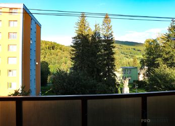 Slunný byt 3+1 + 2 komory + balkon + sklep, Zlaté Hory okr. Jeseník