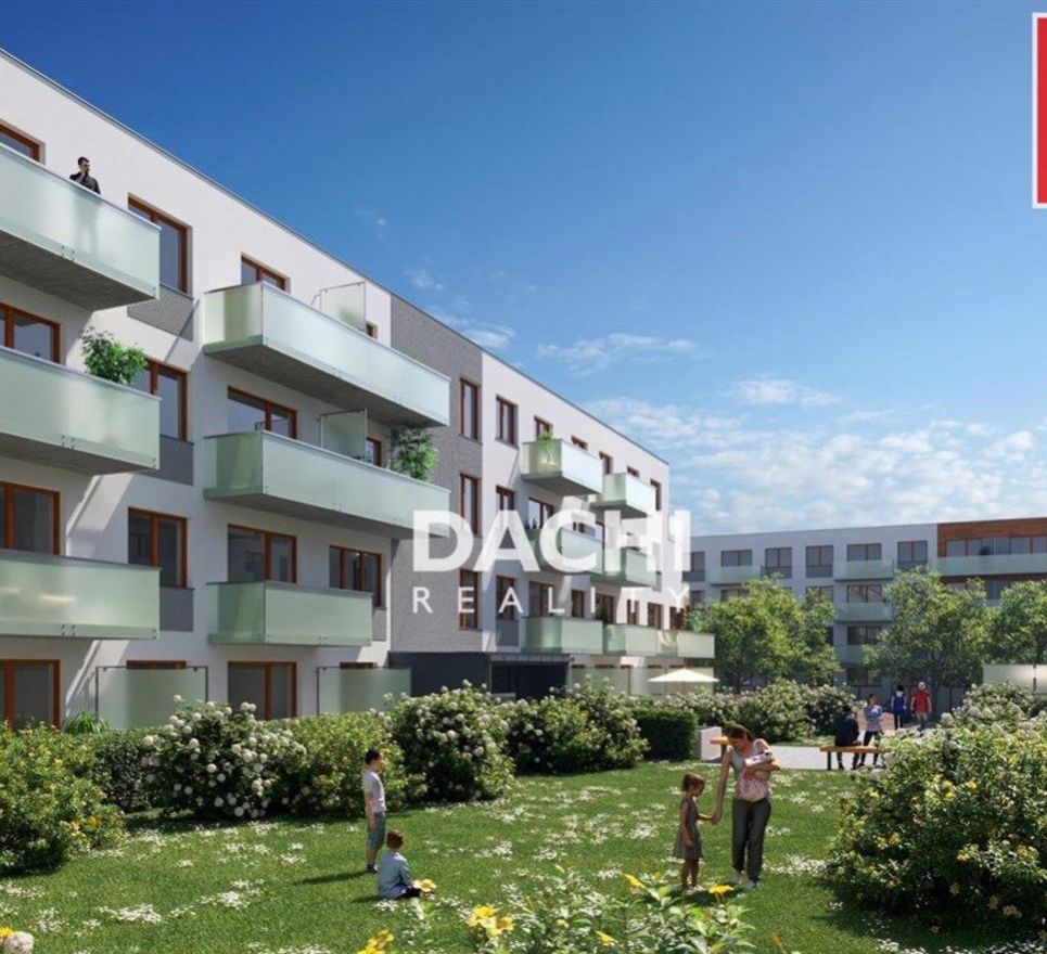 Prodej novostavby byt 109 F1  2+kk 49,80m s balkonem 10,80m, Olomouc, Bytové domy Na Šibeníku II.eta
