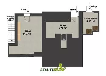 Rodinný dům 5+1 se sklepy a terasou (celkem 205 m2) a pozemky (3931 m2)
