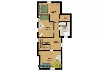 Rodinný dům 5+1 se sklepy a terasou (celkem 205 m2) a pozemky (3931 m2)
