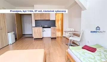 Pronájem, byt 1+kk, 27 m2, Plzeň, Lindauerova