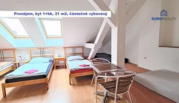 Pronájem, byt 1+kk, 31 m2, Plzeň, Lindauerova