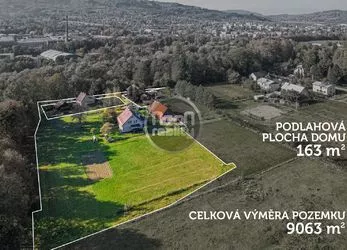Frýdlant nad Ostravicí - Nová Ves prodej RD 5+2 se stavebním pozemkem 9063m2