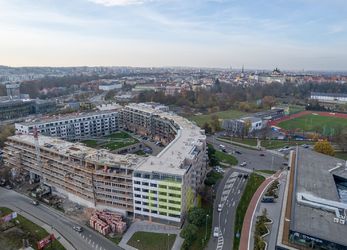 Pronájem novostavby bytu 1+kk 34,7m2 + lodžie 5,7m2 v novostavbě, Šantova, Olomouc
