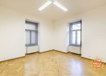 Praha, pronájem kancelářské prostory (89 m2),  4místnosti, Praha 1 - Nové Město, Mezibranská