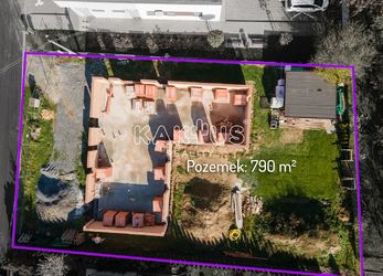 Prodej rozestavěného domu ( 205 m2), pozemek 790 m2, Vřesina u Bílovce