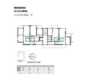 Prodej, byt 3+kk, 75 m2 + balkón + sklep, Residence Kutná Hora