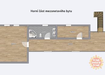 Praha 1 - Staré Město, podkrovní byt  4+kk k pronájmu, 173 m2, terasa, Dušní ulice