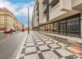 Exkluzivní obchodní prostory k pronájmu 174m2, ulice Nuselská, Praha 4.