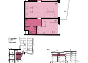 Prodej bytu 3+kk, 90 m2, Karlovy Vary, Residence Růžák