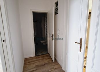 Pronájem zrekonstruovaného bytu 2+kk, 44,60m2, na ulici Antonínská, Brno-Veveří
