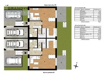 Rezidence Prokopské údolí - B1 - 4kk 126 m2 s terasou, garáží a zahradou