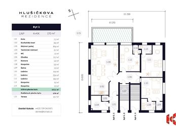 Prodej prostorného bytu 4+kk v komorním projektu, Praha 13 - Stodůlky, Hlušičkova Rezidence