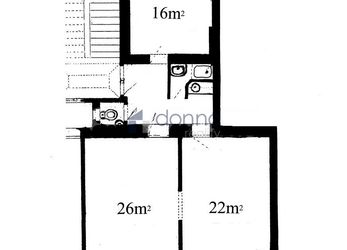 Pronájem 3 kanceláří, 77m², ul. Skořepka, P1 - Staré Město, nezařízené, příslušenství, balkon