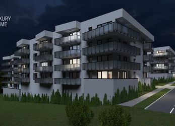 Družstevní byt 2+kk, 60 m2 + balkón 15,84 m2, Residence Růžák budova B