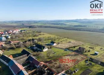pozemek pro stavbu, plocha 1523m, Horní Nětčice, okres Přerov