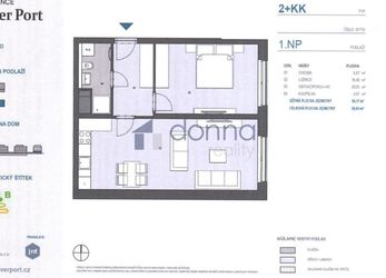 Pronájem bytu 2+kk, 60m², ul. Na Palouku, P10 - Strašnice, novostavba, garážové stání a sklep