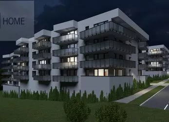 Družstevní byt 2+kk, 60,34 m2 + balkón 18,53 m2, Residence Růžák budova B