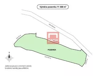 Prodej  pozemku vhodného k výstavbě - 11 569 m², Domašov nad Bystřicí