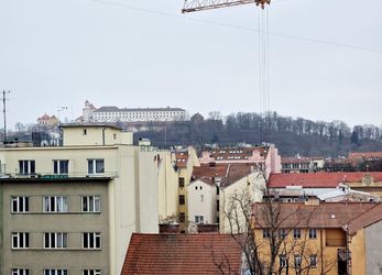 Pronájem zrekonstruovaného bytu 1+kk, 43,30m2, na ulici Antonínská, Brno-Veveří