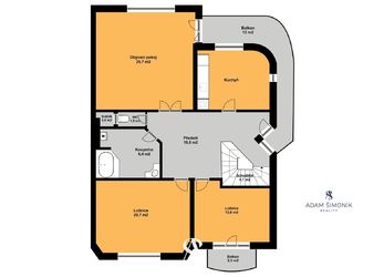 Pronájem bytu 3+1 (115 m²) se zahradou 200 m² Uničov