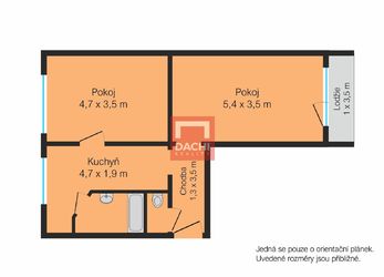 Prodej panelového bytu 2+1, 56m², Olomouc ulice Frágnerova