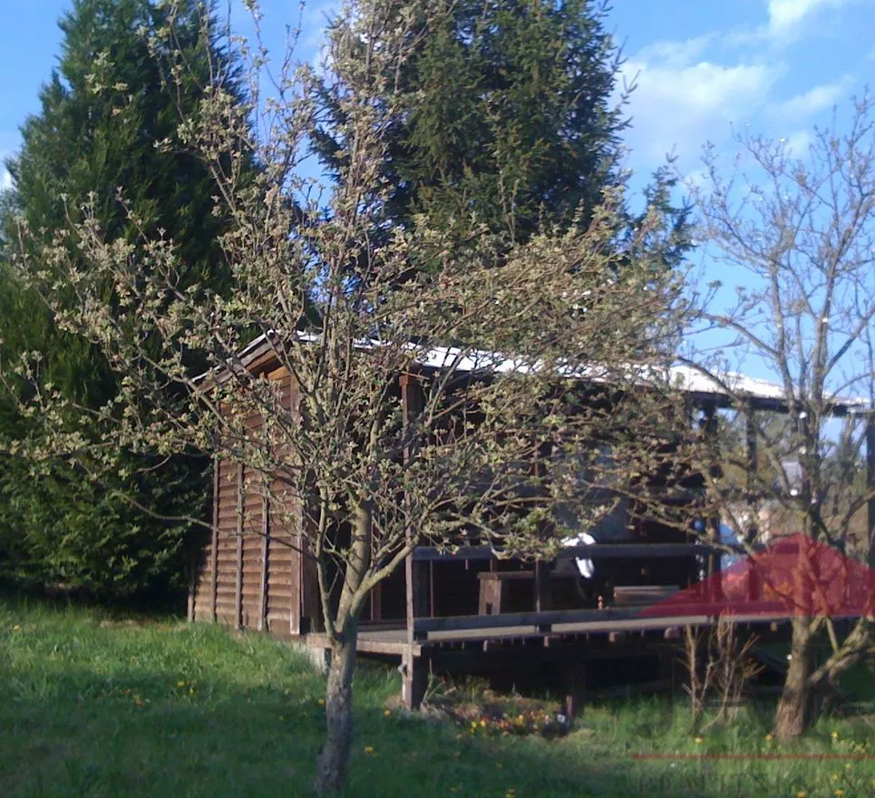 Sušice - Na Koutence; zahrada 584 m2 s dřevěnou chatkou, elektřinou a užitkovou vodou