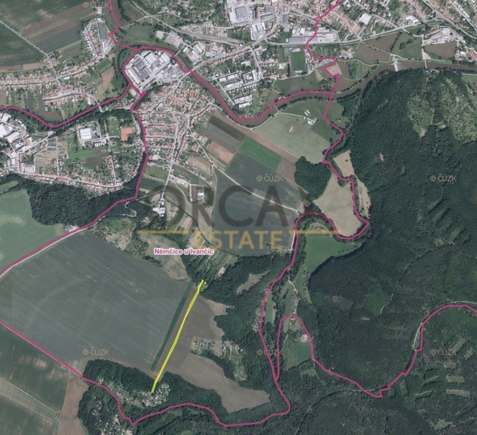 0,2 ha pozemků v k.ú. Němčice u Ivančic