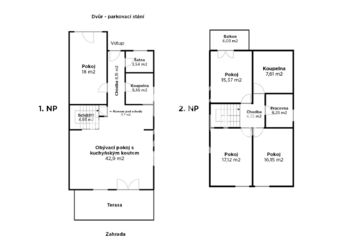 Prodej domu 6+kk - 164 m2, pozemek 556 m2, Skalní - Větrušice