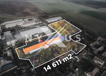 Výrobní areál se skladem - 2 000 m2, pozemek 14 611 m2, Bratkovice u Velvar