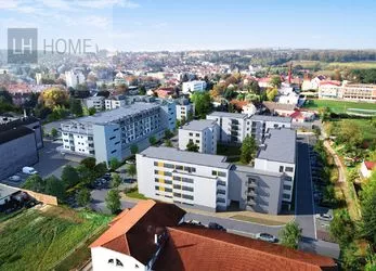 Prodej, byt 1+kk 45,14 m2 + terasa 8,1 m2, Residence Kutná Hora