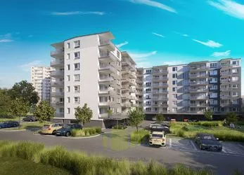 Prodej moderního bytu 2+kk 53,53 m2 + 9,11 m2 lodžie, Janského D1, Olomouc - Povel